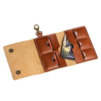 Memory Card holder | Whisky Brown