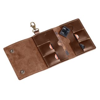 Memory Card holder | Chocolate Brown