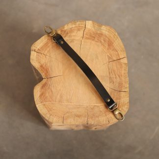 HFS32 | Cheststrap Black/Brass Large