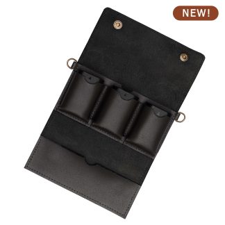 Leather battery pouch | Black
