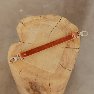 HFS92 | Cheststrap Cognac/Old Silver Large