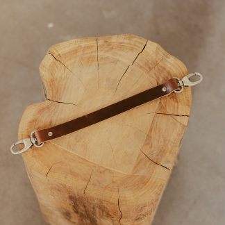 HFS99 | Cheststrap Brandy/Old Silver Large