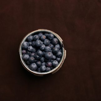 Leren fotoachtergrond M | Espresso